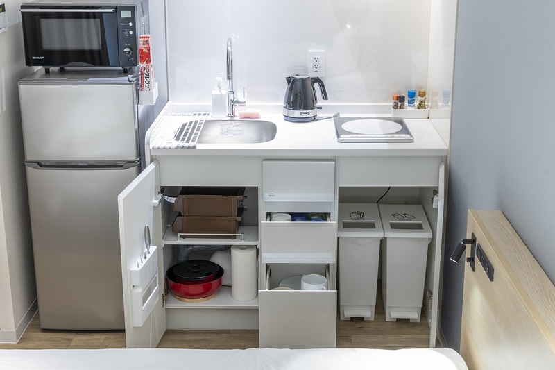 全室ミニキッチン完備