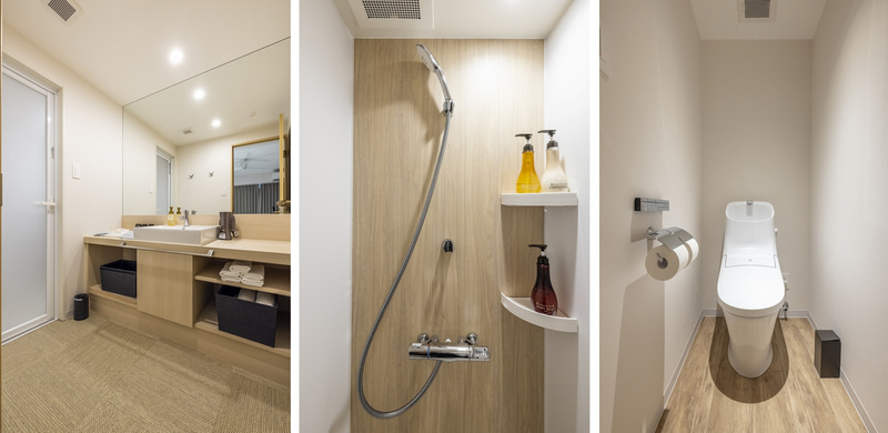 全室シャワー・トイレ別