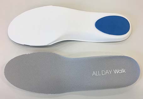 歩行をサポートするインソール