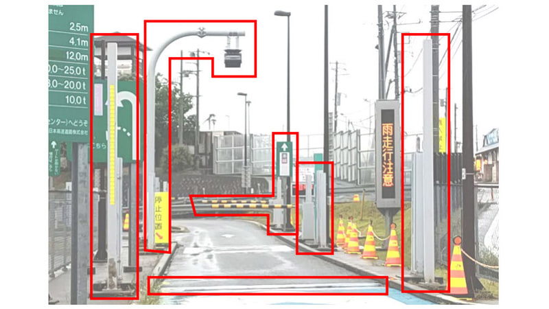 老朽化したETC設備の更新工事を実施