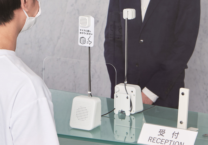 キングジムが対話型拡声器「トークスルー」を発売する