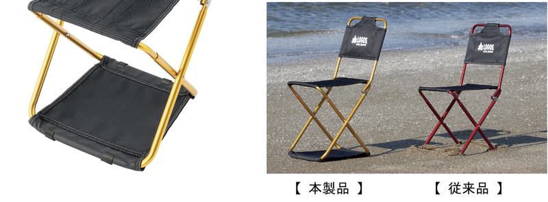 脚部の接地面積が広いため地面に沈まない