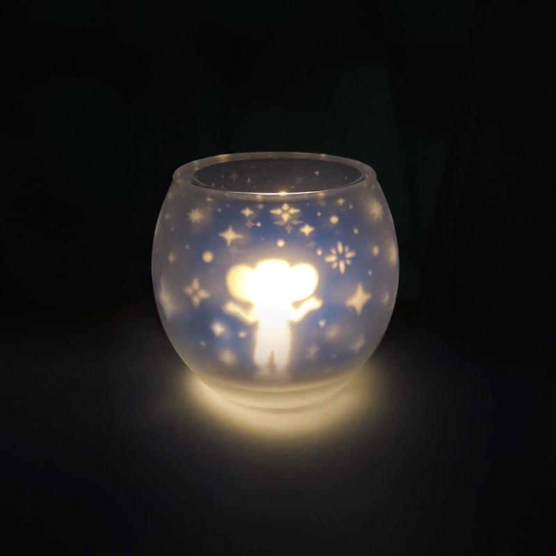 ドアラのシルエットグラス