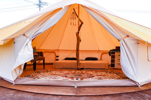 北陸初・ドーム型テントで楽しむ「金沢石川グランピングリゾート