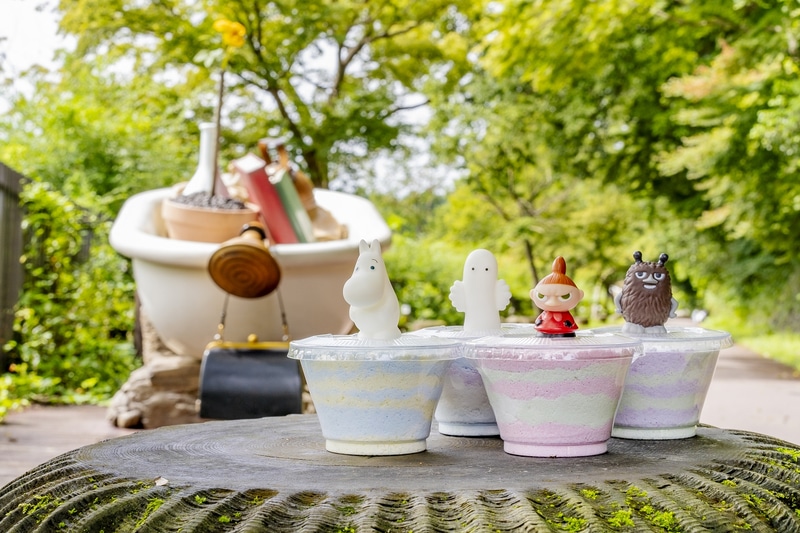 ムーミン谷の仲間たちのバスボム