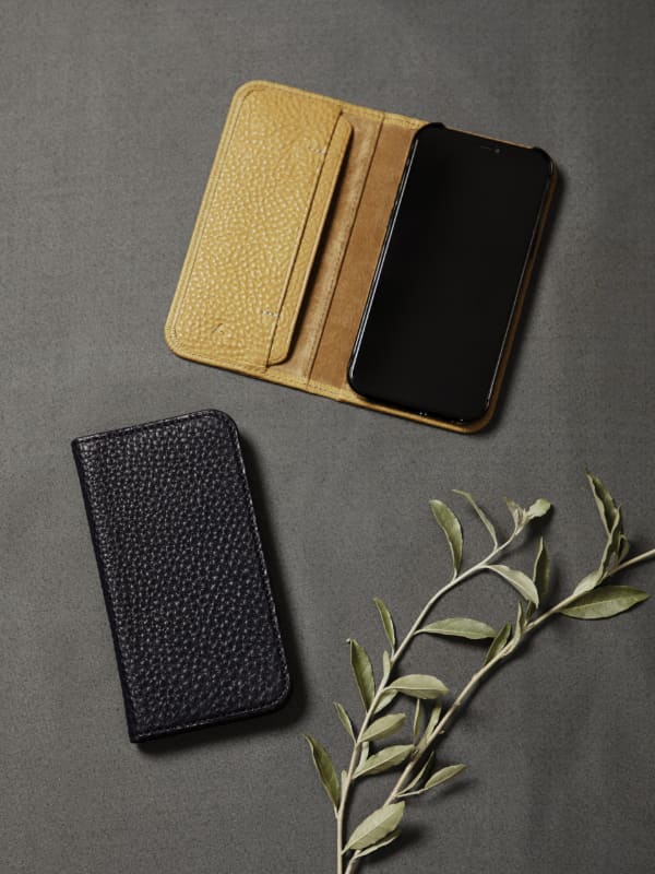 手帳型レザーケース