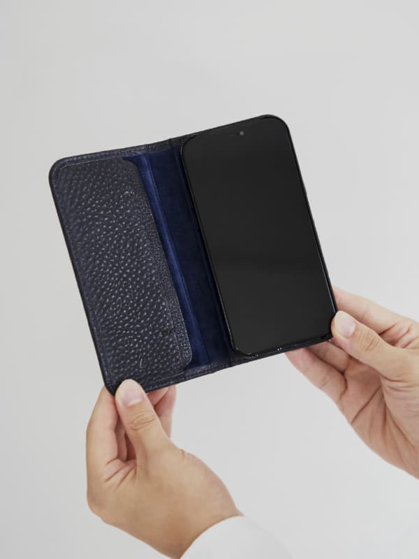 手帳型レザーケース