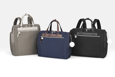 エース、書類やPCが入れやすいスクエア型2WAYリュック 「カナナ