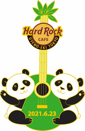 ハードロックカフェ上野駅東京店、パンダの双子の赤ちゃん誕生記念