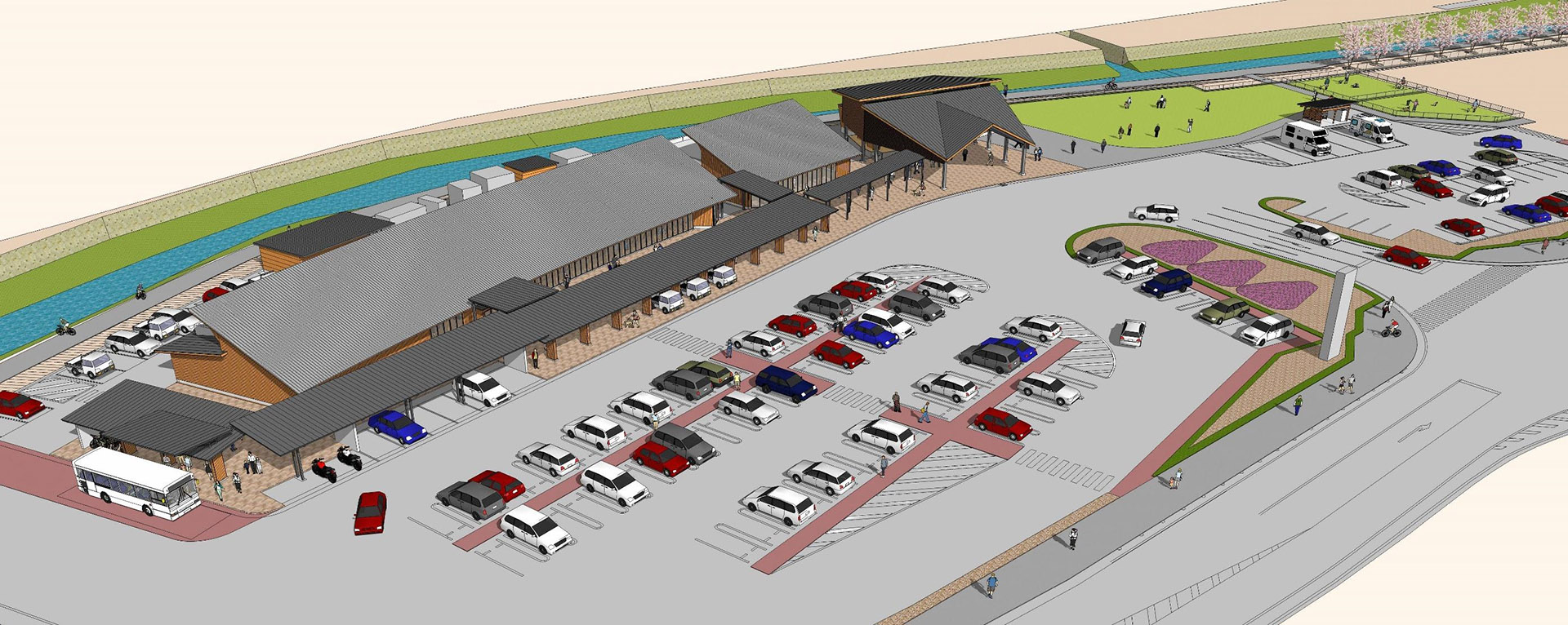 山陰道 仁摩・石見銀山IC正面に道の駅「ごいせ仁摩」が2022年1月29日開業へ