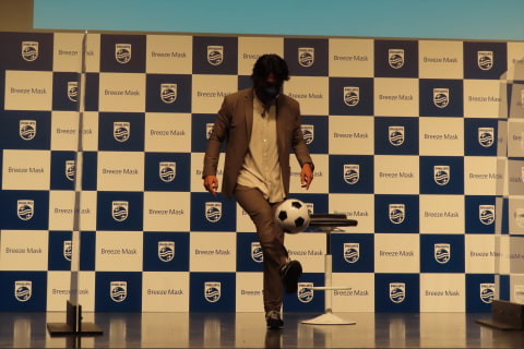 新品未開封 フィリップス ブリーズマスク サッカー日本代表 オフィシャル サッカー日本代表オフィシャルライセンス商品「フィリップス