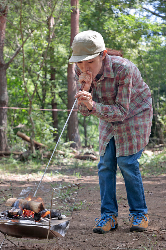 マックスに伸ばせば熱くならずに火を起こせる
