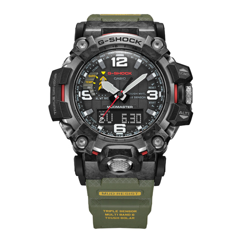 G-SHOCK マッドマスター GWG-2000 カーボンコアガード　稼働品 G-SHOCK マッドマスター トリプルセンサー搭載モデル GWG-2000