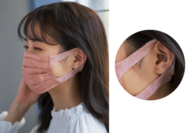 紙おむつの伸縮技術を応用した「やわらかフィット耳掛け」