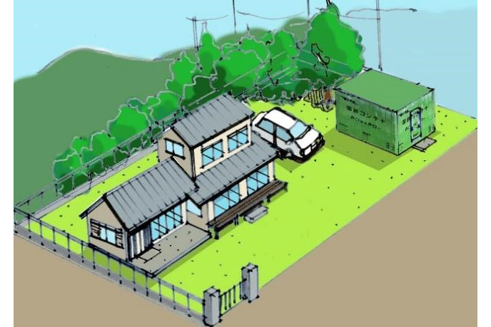 JR東日本とスクエアが鉄道コンテナ形ハウス「マチハコトレイン」をJRE MALLで販売