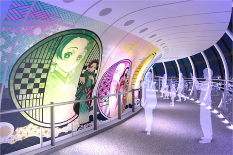 鬼滅の刃×東京スカイツリー、ufotable描き下ろしイラストやフォト