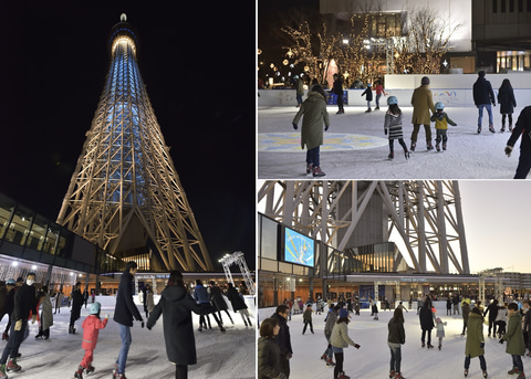 東京スカイツリーに2年ぶりのスケートリンク 高さ8mのクリスマスツリーも 東京スカイツリータウン マジカルクリスマス21 トラベル Watch