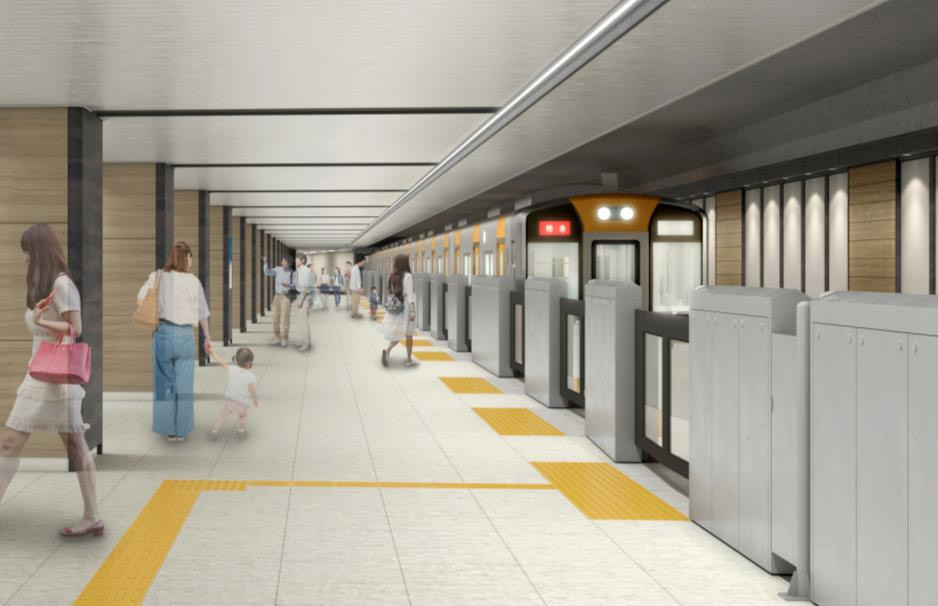 阪神電車、大阪梅田駅の新1番線を10月30日始発から供用を開始