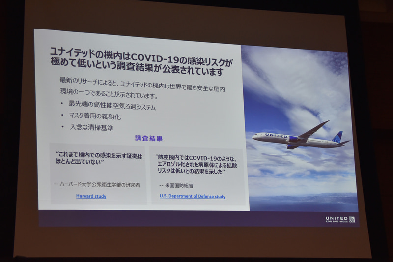 機内の感染リスクについての調査結果