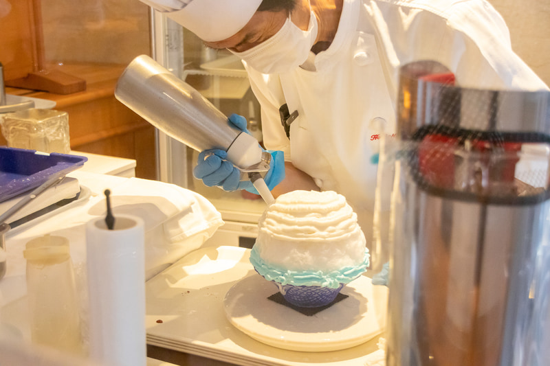 シェフが一つ一つ丁寧に作り上げる