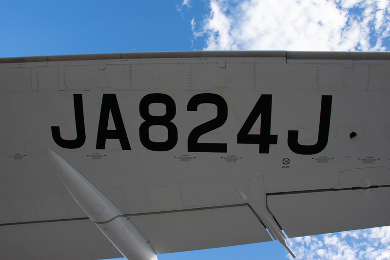 74番スポットに駐機する3号機