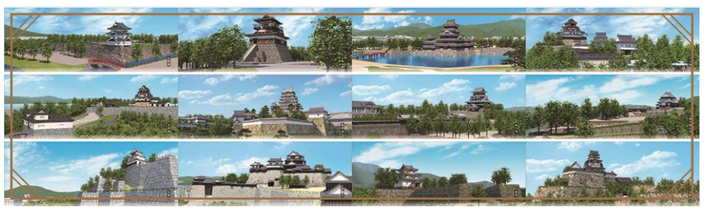 ゼンリンは現存天守12城をモチーフとしたグッズ3種を公式オンラインショップ「ZENRIN Store」で発売