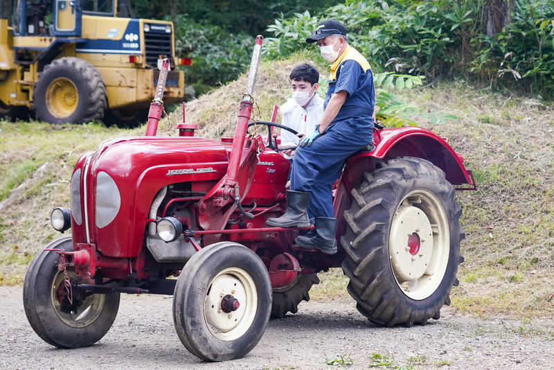 運転してみたいというリクエストに気軽に応じてくれた