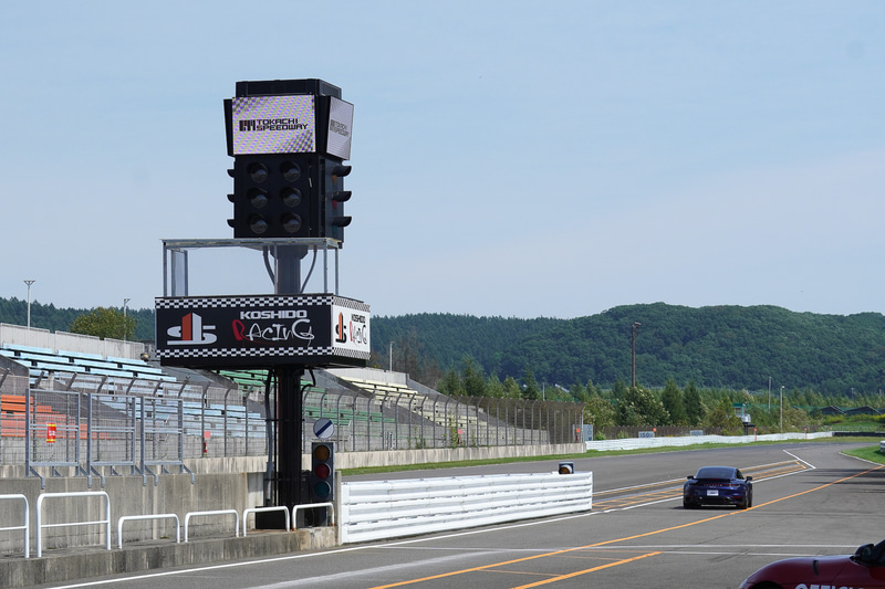 なんとサーキットは貸切！