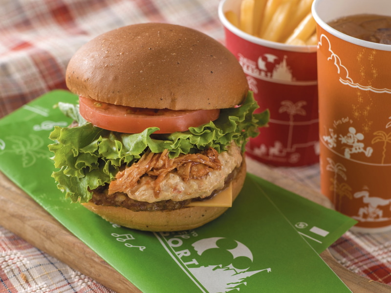 プルドポーク・チーズバーガーセット