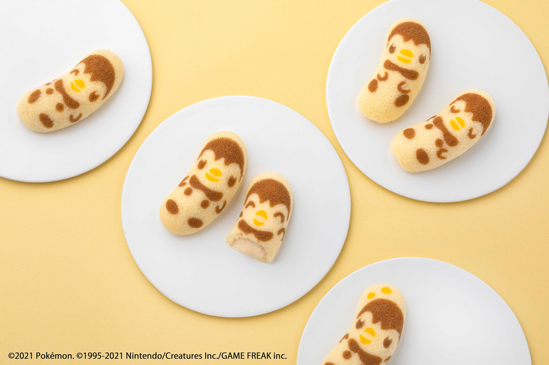 ポッチャマ東京ばな奈「見ぃつけたっ」北国のバターミルク味は2個入が291円、8個入が1188円（2022年3月までの販売予定）