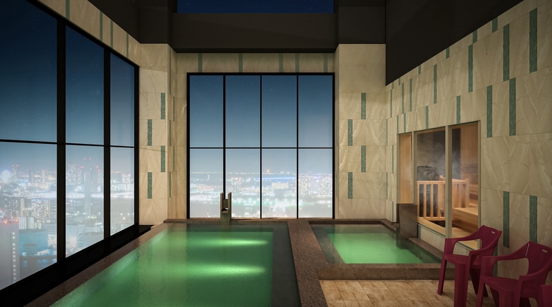 露天風呂・水風呂