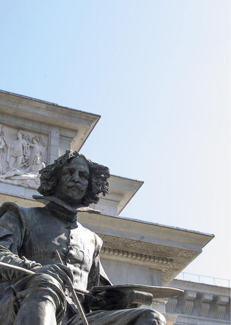 Monumento a Diego Velázquez（ディエゴ・ベラスケスのモニュメント）&copy;Miguel Sánchez-Moñita