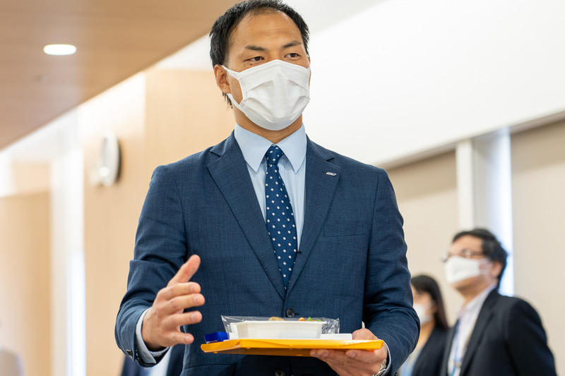 概要説明のなかで「第2弾も現在準備中」と語った全日本空輸株式会社 CX推進室商品企画部 中谷俊氏