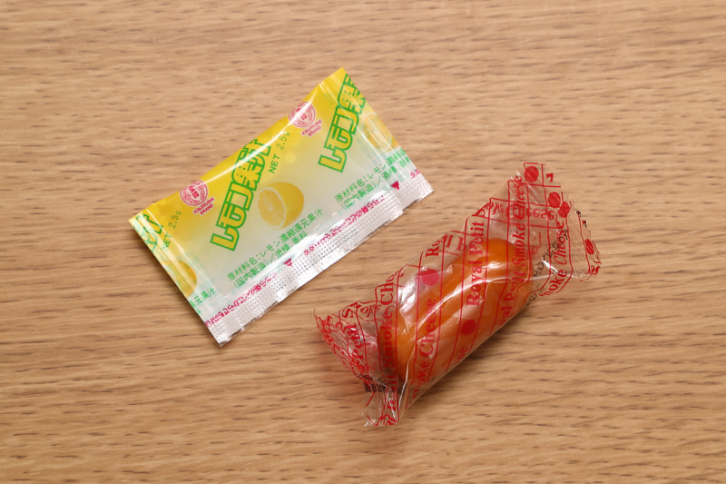 レモン果汁とスモークチーズ