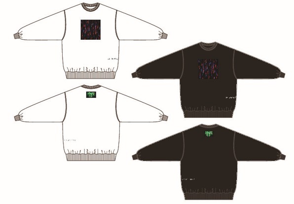 DOUBLE NAME「マトリックスコラボプルオーバー」（6490円）