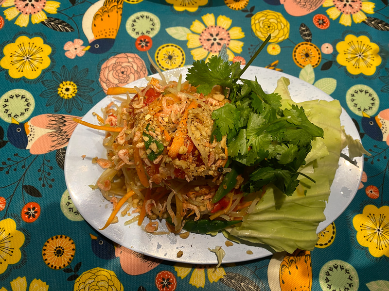 辛さ調節可能なソムタム