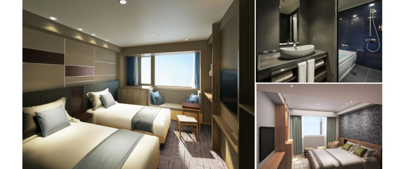 全9タイプ182室の客室