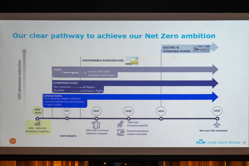 SAF使用量増など4つの柱で環境負荷低減に取り組む