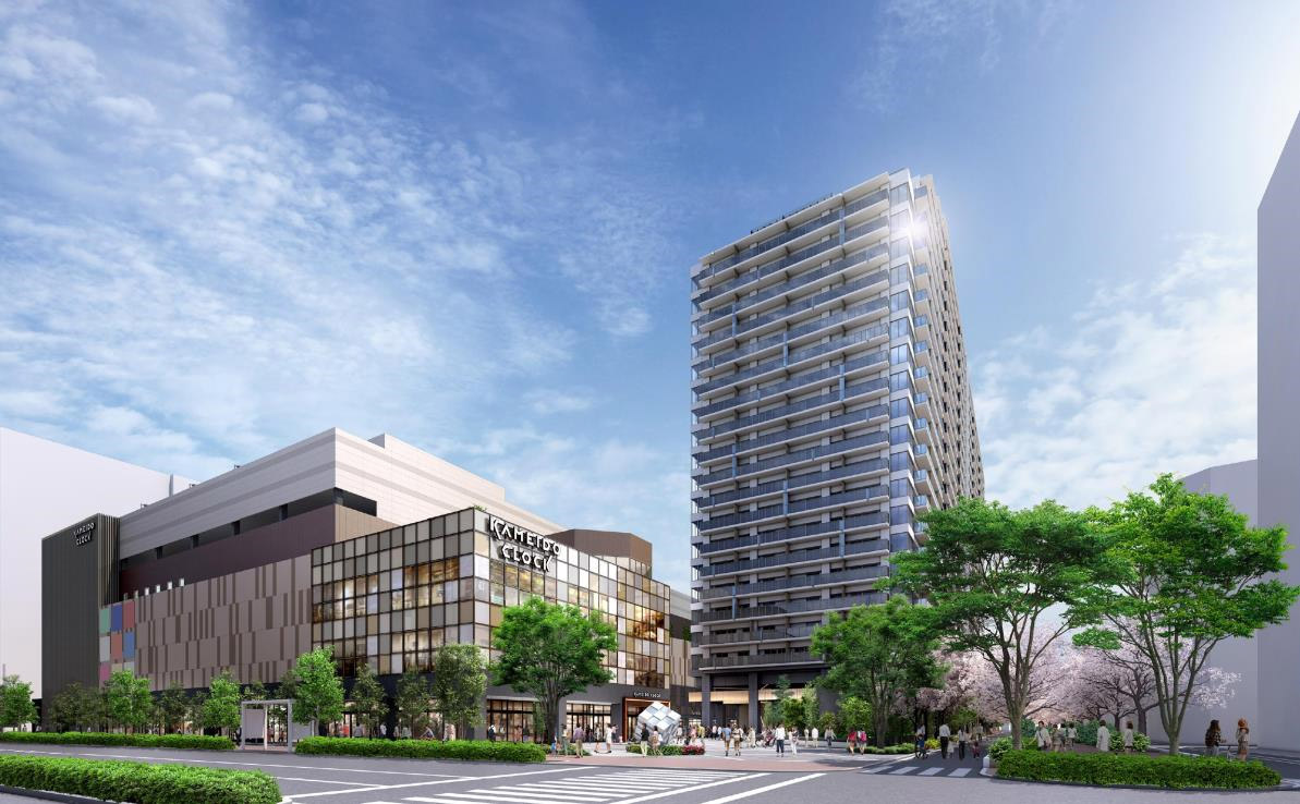 “サンストリート亀戸”跡地に野村不動産グループのフラッグシップ商業施設「KAMEIDO CLOCK（カメイドクロック）」を2022年4月末に開業する