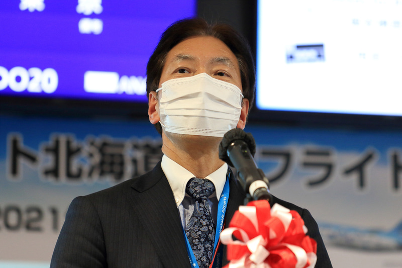 北海道エアポート株式会社 常務取締役 富田秀樹氏