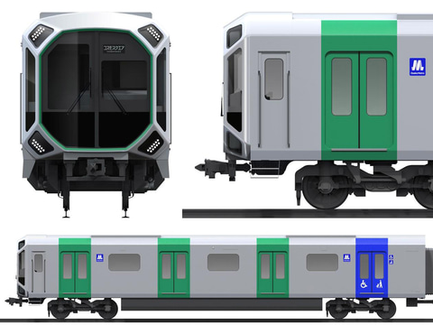 大阪メトロ、新型車両「400系」を2023年4月、「30000A系」を2022年7月
