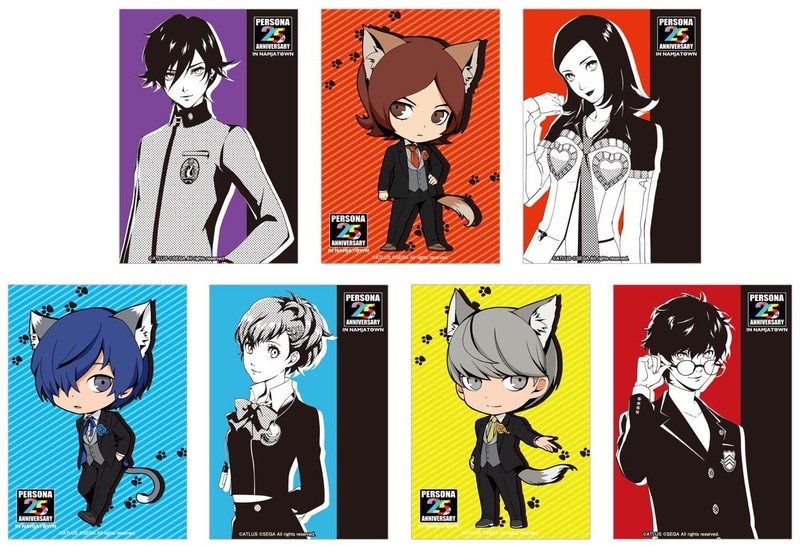 「ペルソナ召喚ルーレット」C賞：ステッカー（全15種）