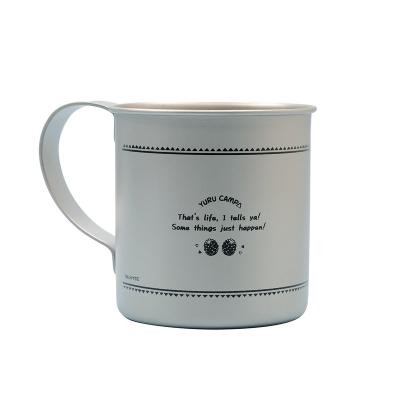 なでしことリンの四尾連湖キャンプでのワンシーンを切り取ったデザイン