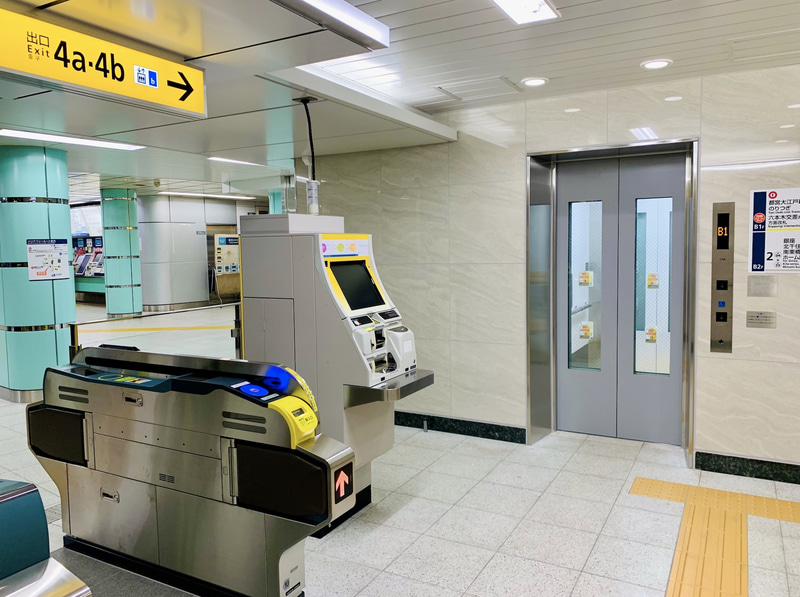 東京メトロは日比谷線六本木駅で2番線ホーム～改札階のエレベーターを供用開始した