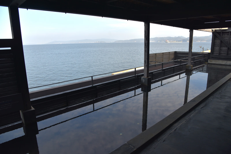 伊王島の海を独り占めできる展望露天風呂