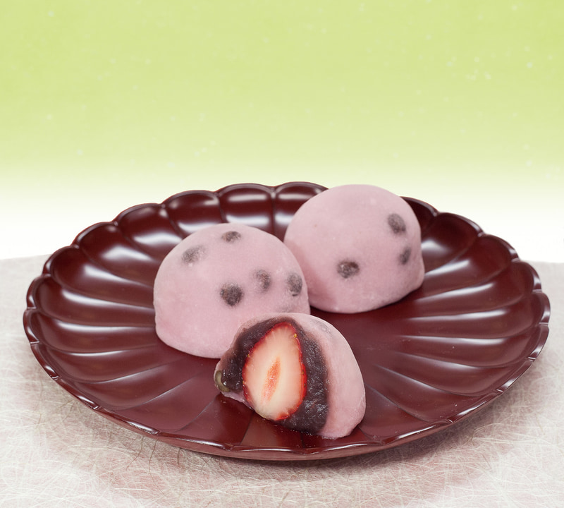 「元祖いちご豆大福」（1個324円～）