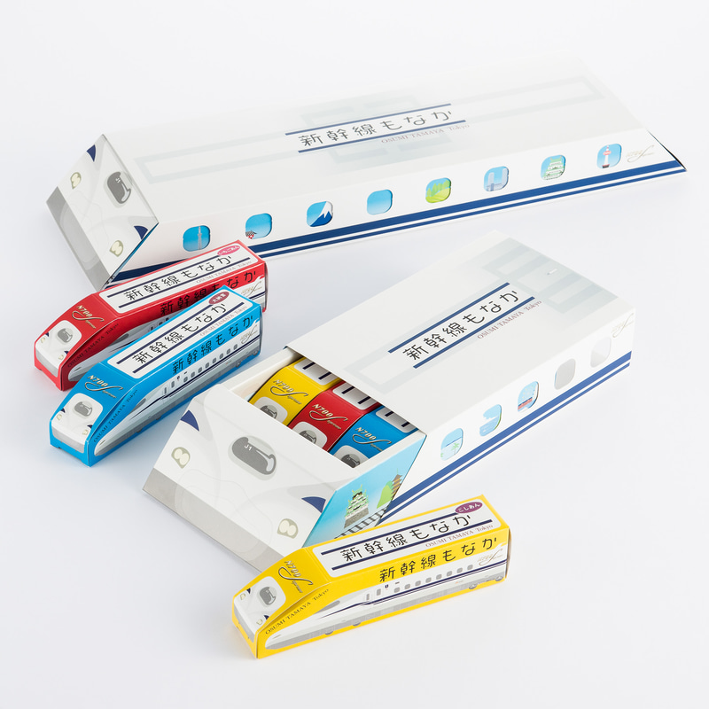 「新幹線もなか」（1個324円～）