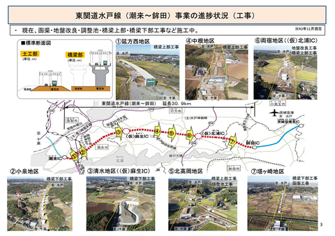 東関道水戸線 潮来 鉾田の開通目標は25 26年度 トラベル Watch