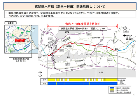 東関道水戸線 潮来 鉾田の開通目標は25 26年度 トラベル Watch