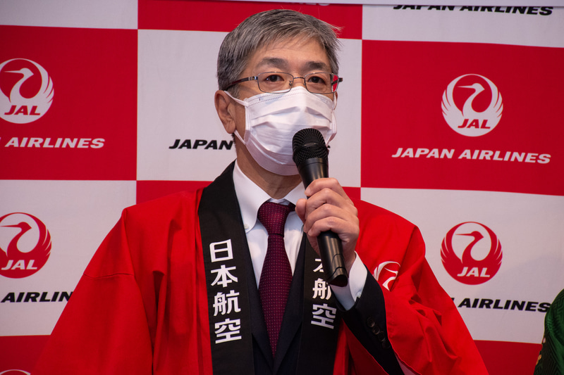 日本航空株式会社 代表取締役社長 赤坂祐二氏